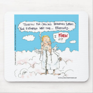 Kundenservice in den Himmelskarten Tasse Geschenke Mousepad