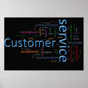 Kundenservice Poster