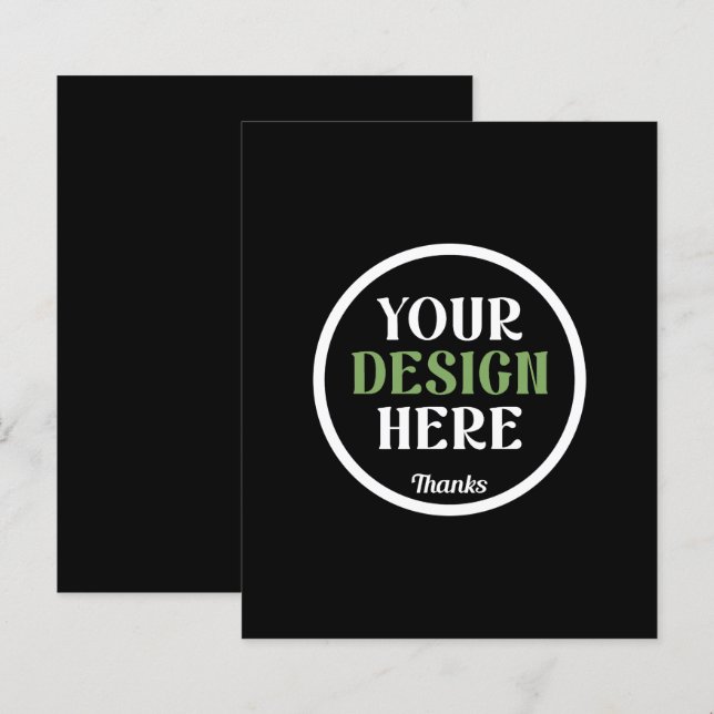 kundenspezifisch, einzigartig, elegant & minimalis (Vorne/Hinten)