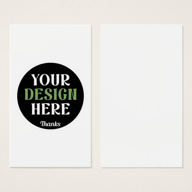 kundenspezifisch, einzigartig, elegant & minimalis (Vorne & Hinten)