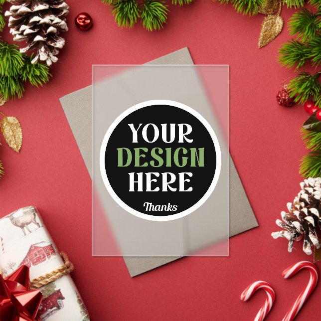 kundenspezifisch, einzigartig, elegant & minimalis acryleinladungen (Insitu (Feiertag))