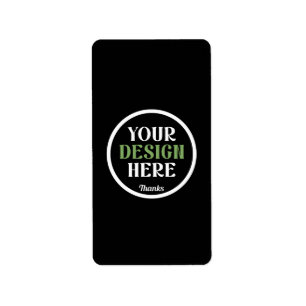 kundenspezifisch, einzigartig, elegant & minimalis adressaufkleber