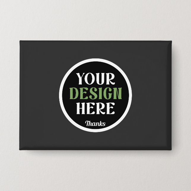 kundenspezifisch, einzigartig, elegant & minimalis button (Vorderseite)