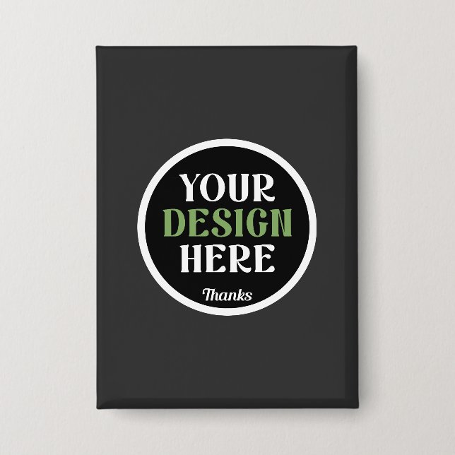 kundenspezifisch, einzigartig, elegant & minimalis button (Vorderseite)