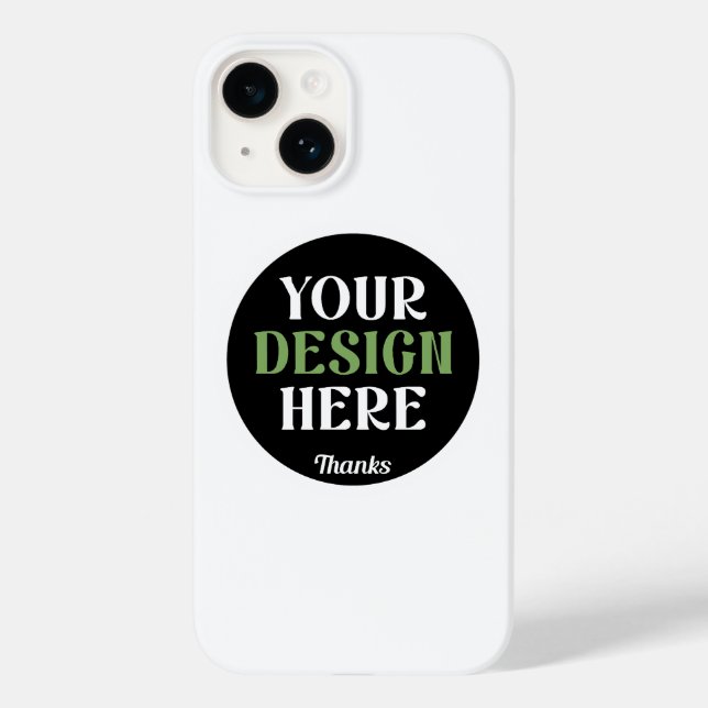 kundenspezifisch, einzigartig, elegant & minimalis Case-Mate iPhone hülle (Rückseite)