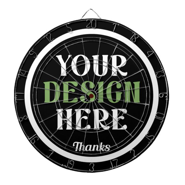 kundenspezifisch, einzigartig, elegant & minimalis dartscheibe (vorne)