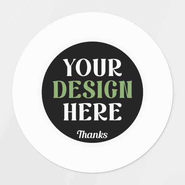 kundenspezifisch, einzigartig, elegant & minimalis etiketten (Design 2)