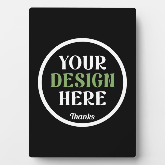 kundenspezifisch, einzigartig, elegant & minimalis fotoplatte (Vorderseite)