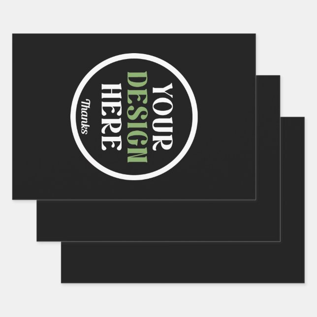 kundenspezifisch, einzigartig, elegant & minimalis geschenkpapier set (Set)