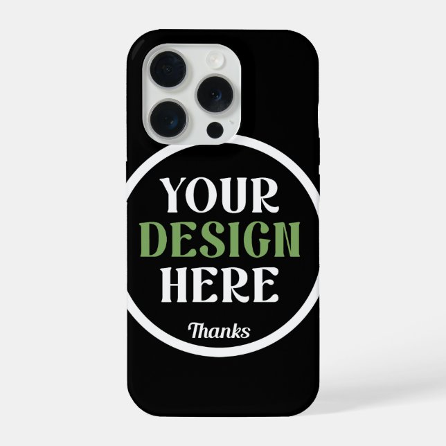 kundenspezifisch, einzigartig, elegant & minimalis iPhone hülle (Rückseite)