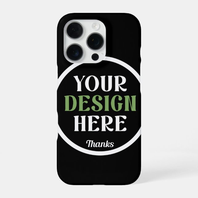 kundenspezifisch, einzigartig, elegant & minimalis iPhone hülle (Rückseite)