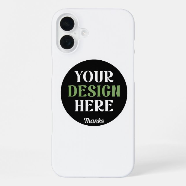 kundenspezifisch, einzigartig, elegant & minimalis iPhone hülle (Rückseite)