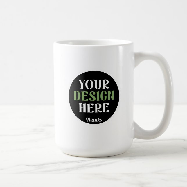 kundenspezifisch, einzigartig, elegant & minimalis kaffeetasse (Rechts)