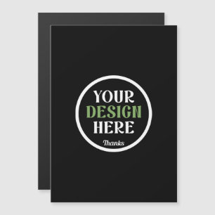 kundenspezifisch, einzigartig, elegant & minimalis magneteinladung