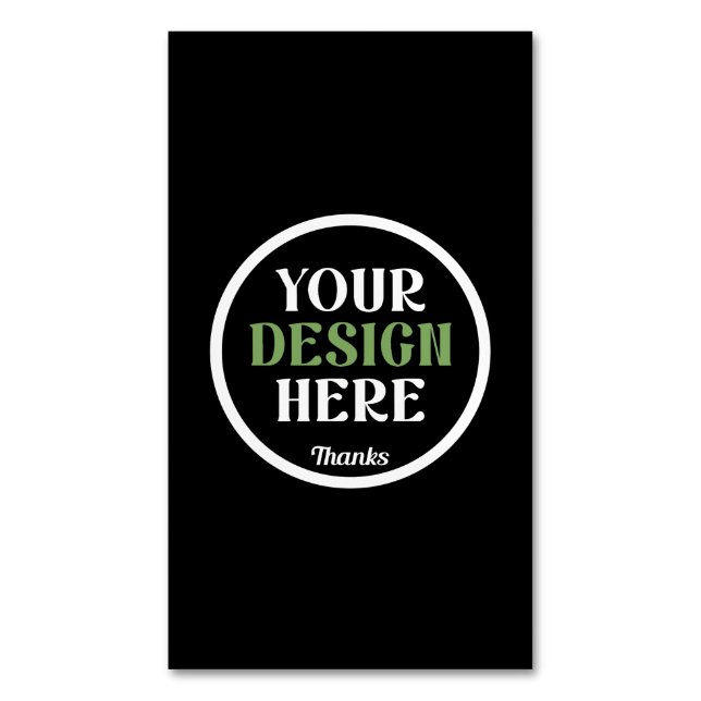 kundenspezifisch, einzigartig, elegant & minimalis magnetische visitenkarte (Vorderseite Vertikal)