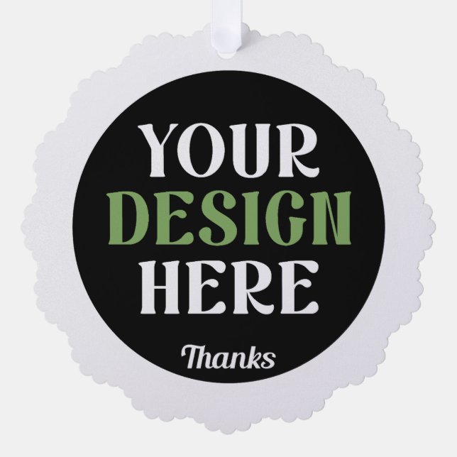 kundenspezifisch, einzigartig, elegant & minimalis ornament karte (Vorderseite)