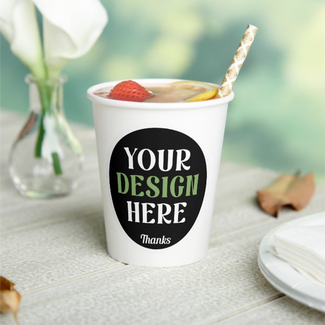 kundenspezifisch, einzigartig, elegant & minimalis pappbecher (In Situ)