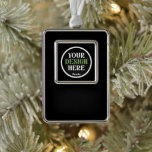 kundenspezifisch, einzigartig, elegant & minimalis Rahmen-Ornament silber<br><div class="desc">Dieses Design ist für alle zugänglich. Sie können das Logo,  Bilder,  Text und Farben nach Ihren Vorlieben anpassen. Vielen Dank.</div>