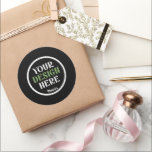 kundenspezifisch, einzigartig, elegant & minimalis runder aufkleber<br><div class="desc">Dieses Design ist für alle zugänglich. Sie können das Logo,  Bilder,  Text und Farben nach Ihren Vorlieben anpassen. Vielen Dank.</div>