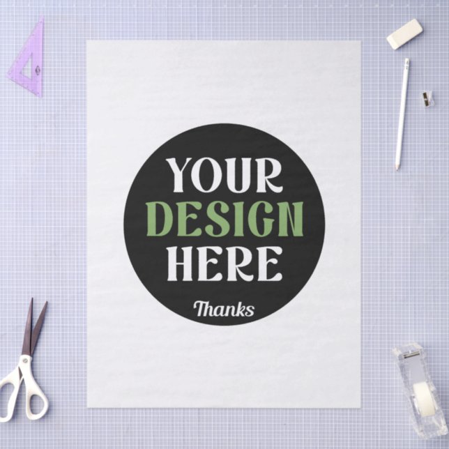 kundenspezifisch, einzigartig, elegant & minimalis seidenpapier (Basteln)