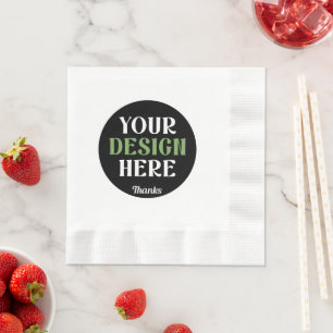 kundenspezifisch, einzigartig, elegant & minimalis serviette