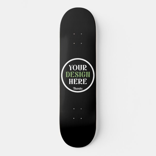 kundenspezifisch, einzigartig, elegant & minimalis skateboard (Vorderseite)