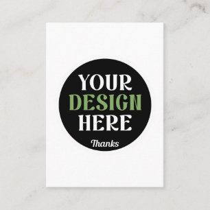 kundenspezifisch, einzigartig, elegant & minimalis telefonnummerkarte