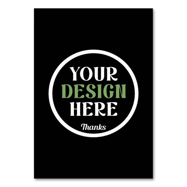 kundenspezifisch, einzigartig, elegant & minimalis tischnummer (Vorderseite)