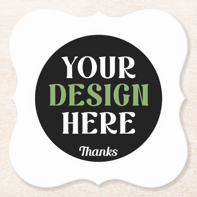 kundenspezifisch, einzigartig, elegant & minimalis untersetzer (Vorderseite)