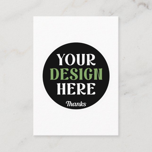 kundenspezifisch, einzigartig, elegant & minimalis visitenkarte (Vorderseite)