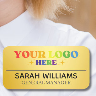 Kundenspezifisch Minimalistische Magnetfirma Mitar Namensschild