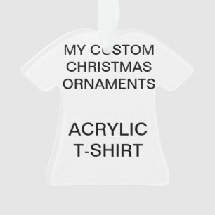 Kundenspezifische Acryl-T - SHIRT Ornament