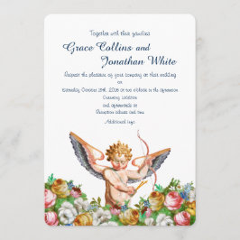 Kundenspezifische Amorgarten-Hochzeitseinladung Einladung