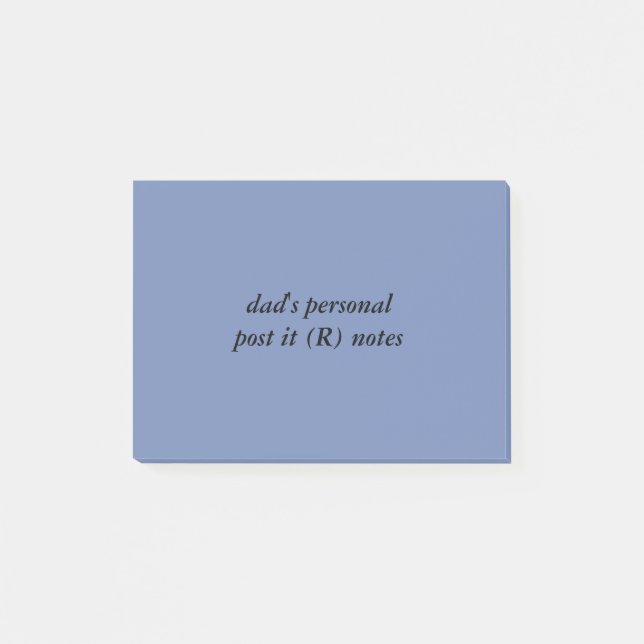 kundenspezifische Anmerkungen des Post-It (R) Post-it Klebezettel (Vorderseite)