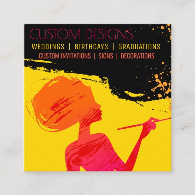 kundenspezifische Auflistung für Michelle Telefonnummerkarte (Vorderseite)