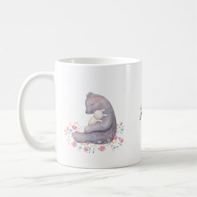 Kundenspezifische Bärn-u. Kaffeetasse (Links)