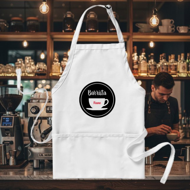 Kundenspezifische barrista Kaffeetasse-Schürze für Schürze (barista apron)