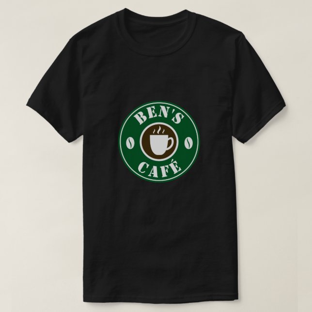Kundenspezifische barrista T-Shirts für Café- oder (Design vorne)