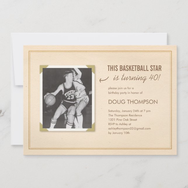 Kundenspezifische Benennungs-alte Einladung (Vorderseite)