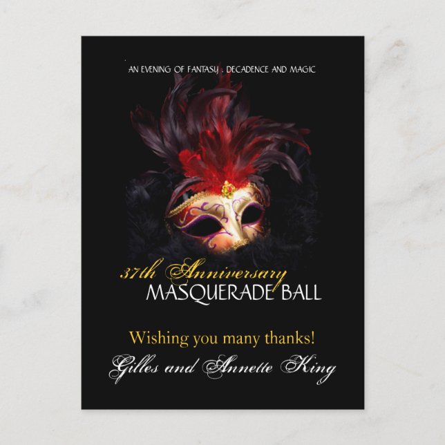 Kundenspezifische Bestellung - Gilles und Annette Postkarte (Vorderseite)