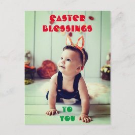 Kundenspezifische Bezeichnung für EASTER-BLESSINGS Postkarte