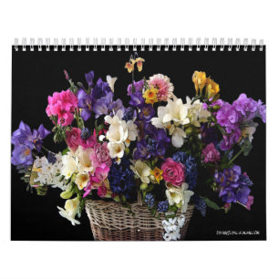 Kundenspezifische Blumenkalender 2-Page Kalender