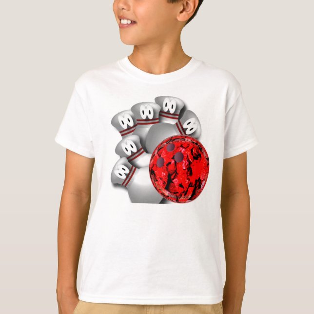Kundenspezifische Bowlings-T - Shirtgeschenke T-Shirt (Vorderseite)