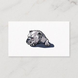 Kundenspezifische Bulldog-Visitenkarten Visitenkarte