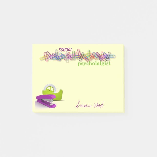 Kundenspezifische Büro-Themenorientierte Post-it Klebezettel (Vorderseite)