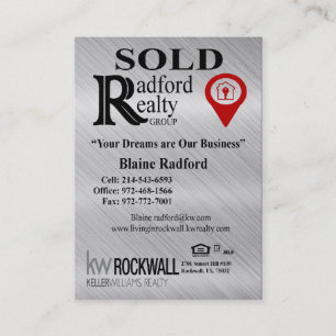 Kundenspezifische Businses Karte