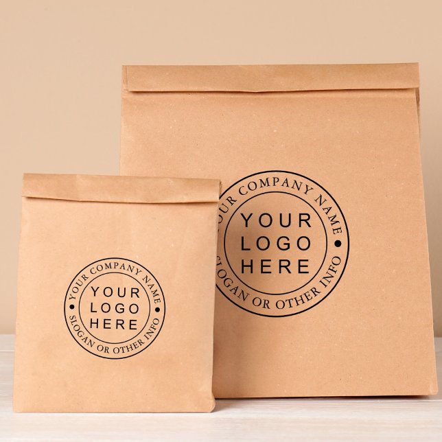 Kundenspezifische Circle Business Logo Gummistempel (Von Creator hochgeladen)