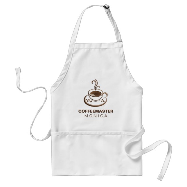 Kundenspezifische Coffeemaster-Schürze Schürze (Vorne)
