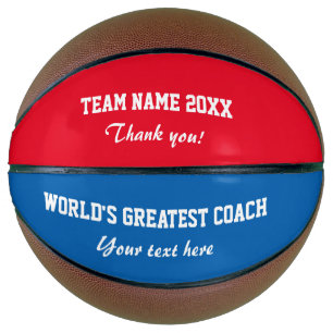 Kundenspezifische Dankeschön Basketballtrainer Basketball