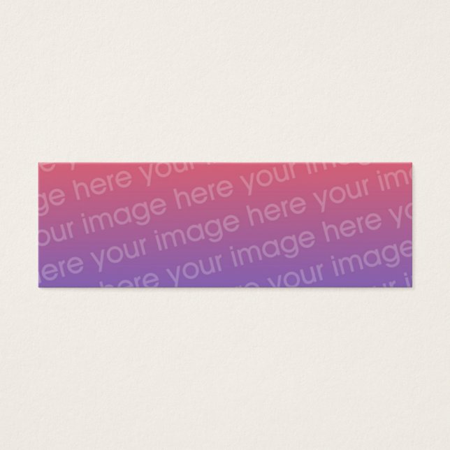 Kundenspezifische Dankeschön Foto Lesezeichen mit  (Vorderseite)